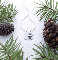Square Cross Necklace