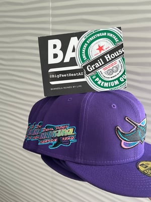 Image of Purple Devil Rays Fitted Hats