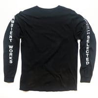 Image 2 of Selected Ambient Works long sleeve T-shirt (Black)