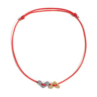 Image 1 of ARCAICA - double heart bracelet