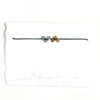Image 3 of ARCAICA - double heart bracelet
