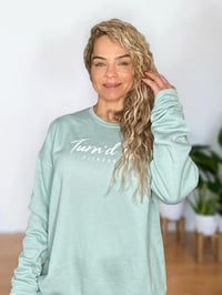 Image 1 of ** *3-5 week delivery ** Mint Sweater