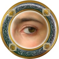 Image 1 of Lover Eye Pardo - Fine China Plate - #0780