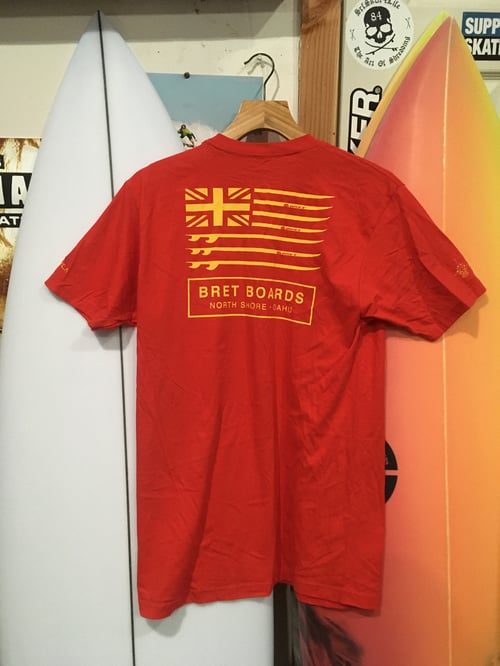 Image of Bret Boards X RVCA Red Tee