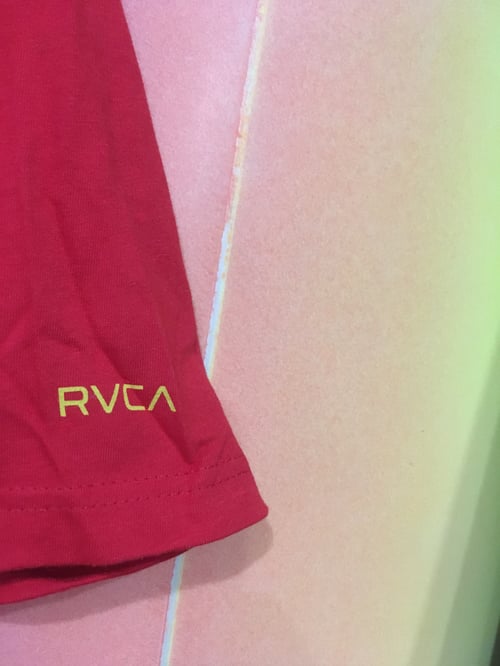 Image of Bret Boards X RVCA Red Tee