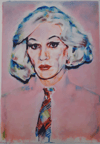 SIGNED ARTIST PROOF GICLEE  'ANDY IN DRAG' NO.2 of 5 (A3 29.7 x 42 cm) 