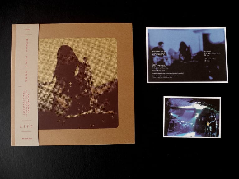 SOLD OUT - AKIKO HOTAKA - TAKUYA NISHIMURA - IKURO TAKAHASHI "Live" LP Image 3