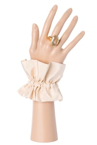 CREAM CUFFS - 1 PAIR