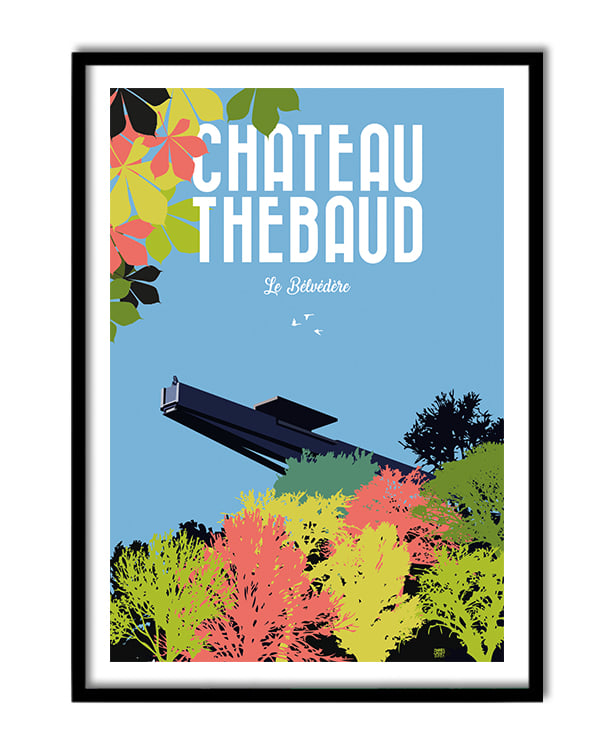 Image of Chateau Thébaud "Le Belvédère" 50x70cm