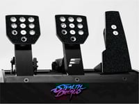 Image 1 of Fanatec V1 V2 V3 Clubsport Pedal Plate Grip Mod Sim Racing Drifting