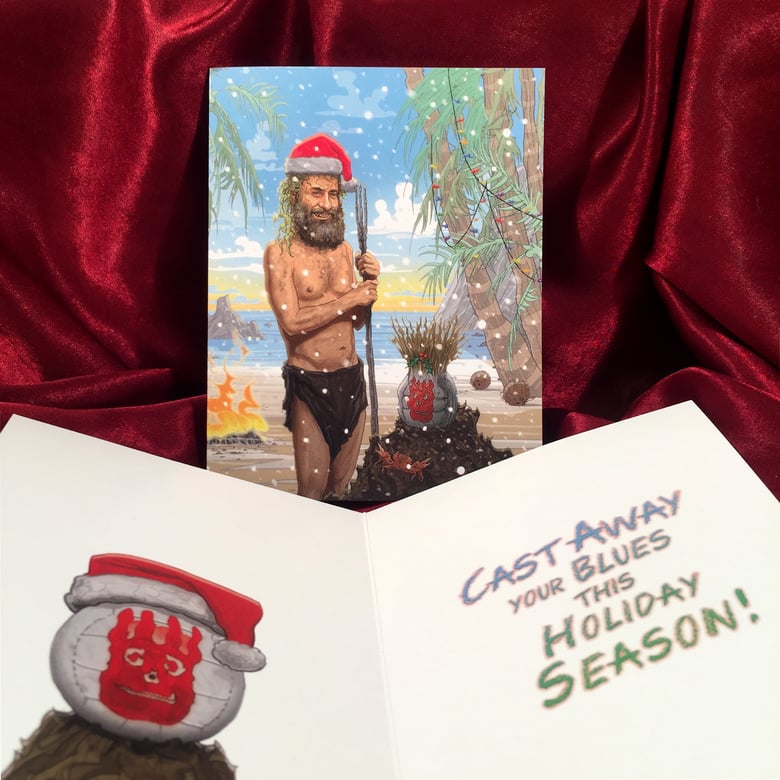 Image of CASTAWAY Christmas CARD