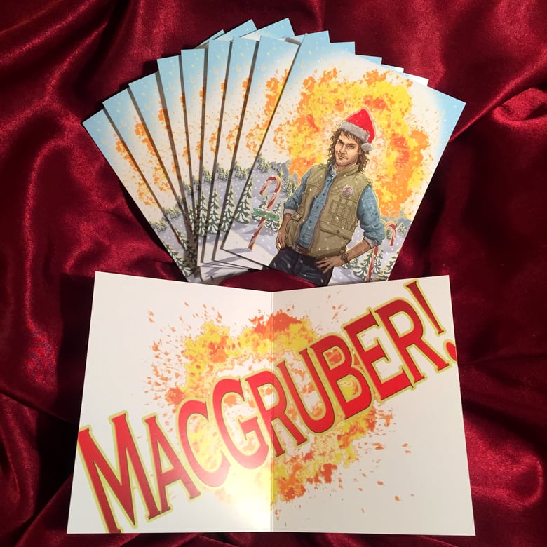 Image of 10 PACK MacGrubes CHRISTMAS CARD!