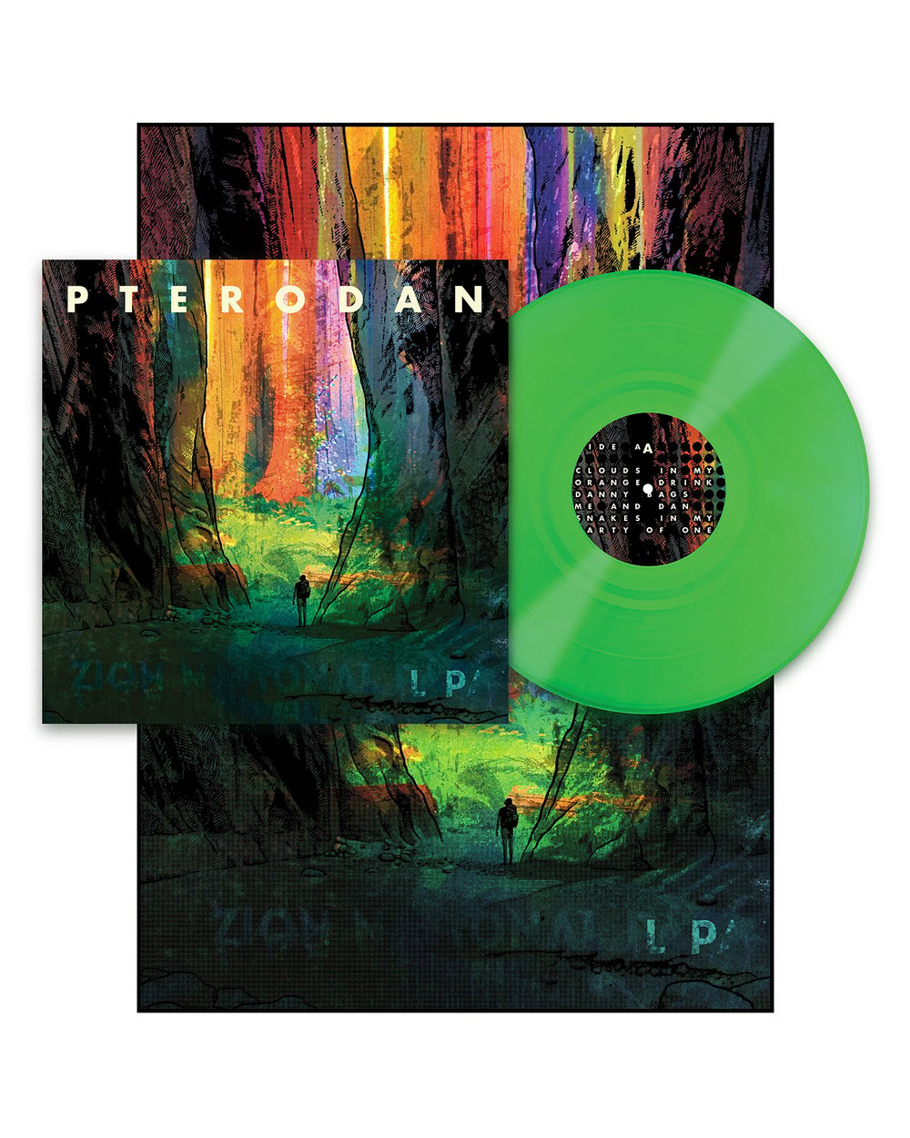 PTERODAN - COMBO - 12" VINYL ALBUM & SCREEN PRINT  