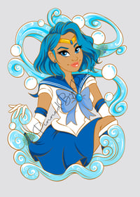 Image 2 of Sailor Mercury : Melanin Moon Crew 