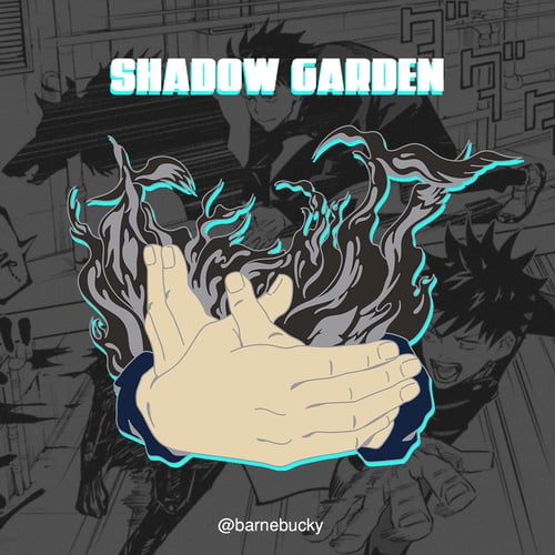Image of SHADOW GARDEN ✤ [enamel pin]