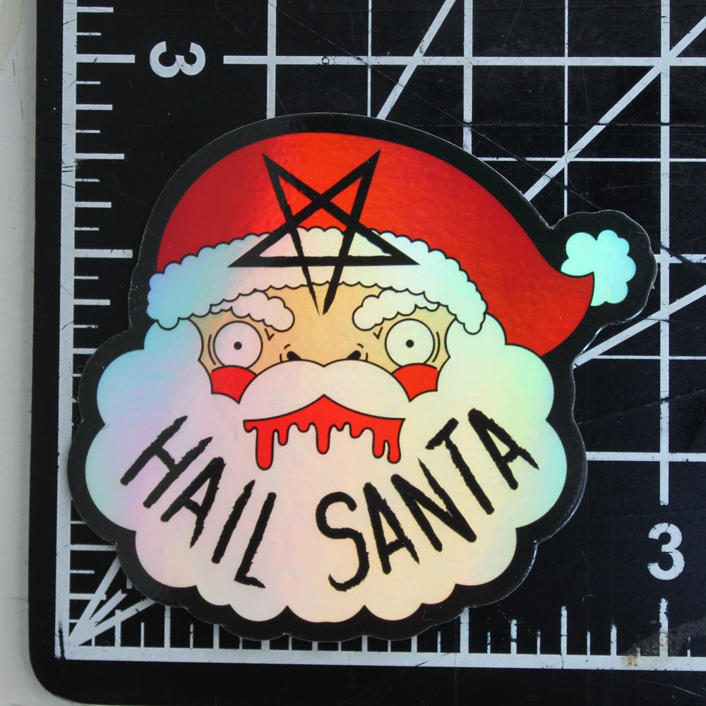 Hail Santa Stickers