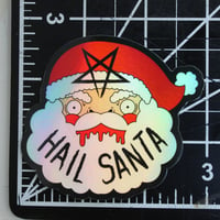 Image 3 of Hail Santa Stickers