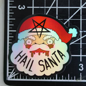 Image of Hail Santa Stickers