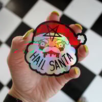 Image 1 of Hail Santa Stickers