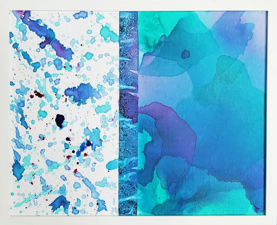 Image of Blue Continuum (16" × 20")