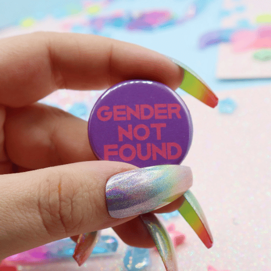 Protect Trans Women Button Badge Abprallen