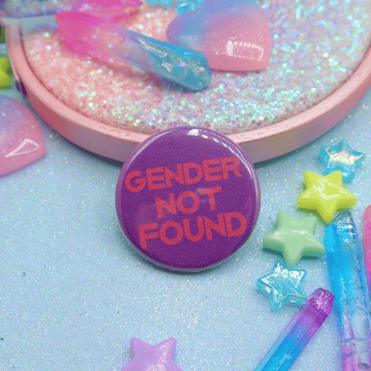 Image of Gender Not Found Button Badge