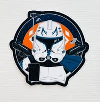  50% off! Only $2.50! "Not just any Clone" Captain Rex Cross series STICKER