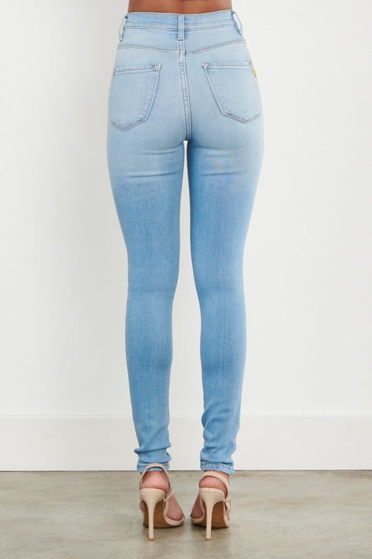 Distressed Skinny Jeans 