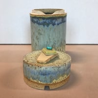 Image 3 of Lidded Jar, Bamboo Topped