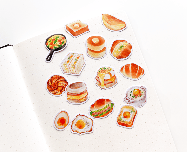 Brunch Washi Stickers