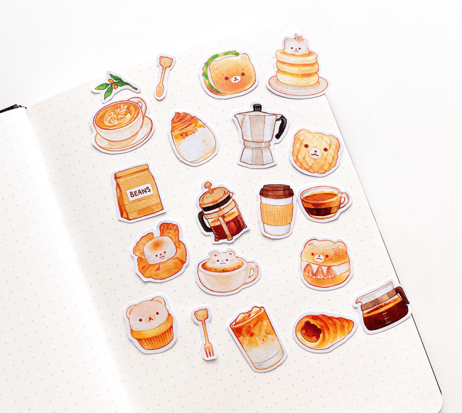 Cafe Washi Stickers