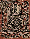 hamsa and cactus PRINT