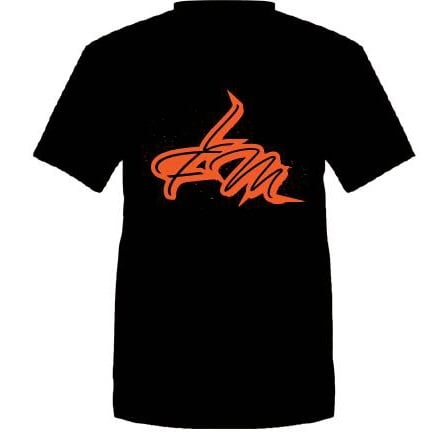 Orange / BLK LFM Team Logo TEE