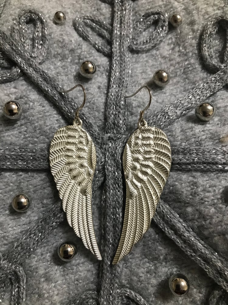 Image of Angel wings earrings