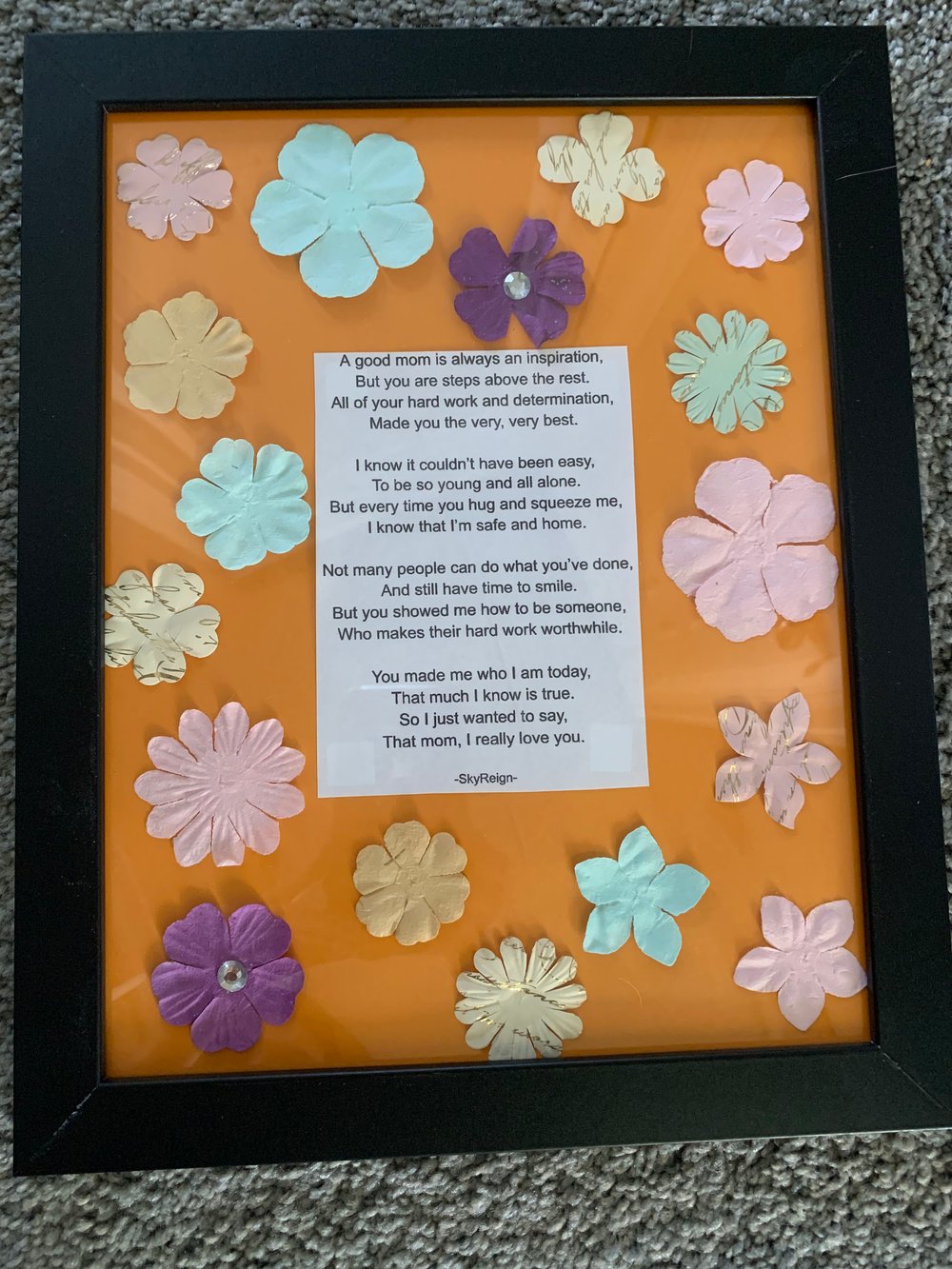 Image of Custom Poem - Framed