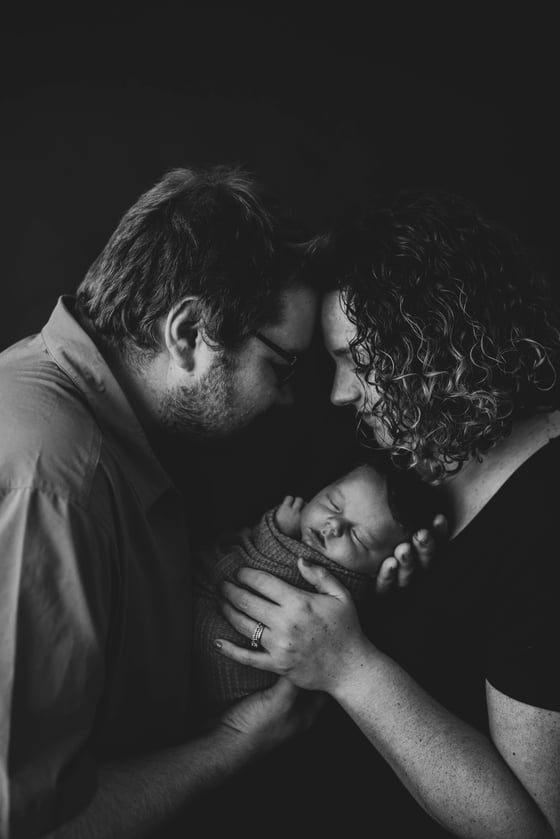Image of Newborn Portrait Session with Family/Sibling images