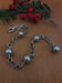 Image of Sterling Chain Bracelet with Gray Pearls 1YE