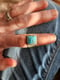 Image of Turquoise square ring #2