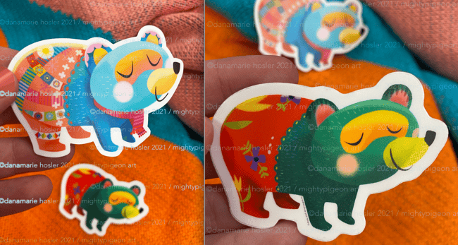 (lions) and Gators & Bears, oh my! vinyl sticker bundles & singles