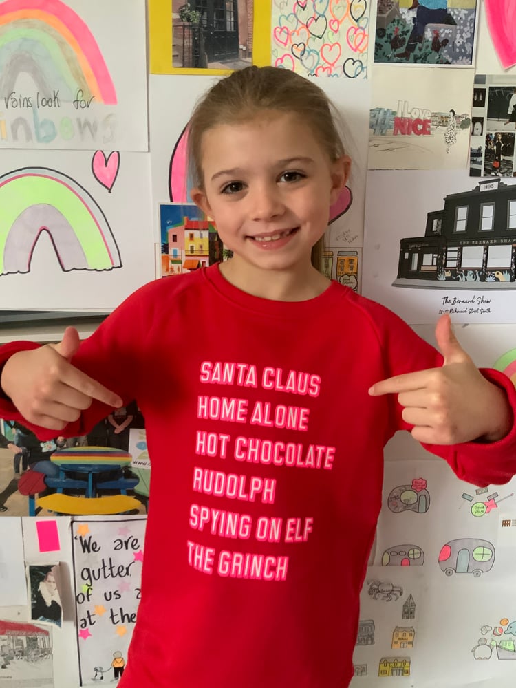 Image of KIDS RED CHRISTMAS SWEATER