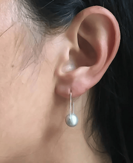 Image of 14 kt and Pearl Earrings