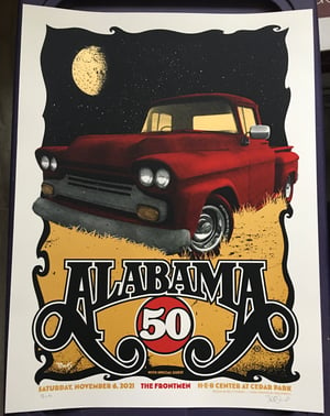 Image of Alabama official show poster