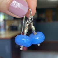 Image 4 of Soft Periwinkle Blue Earrings