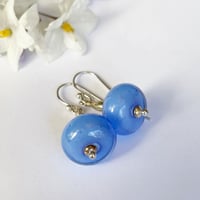 Image 2 of Soft Periwinkle Blue Earrings