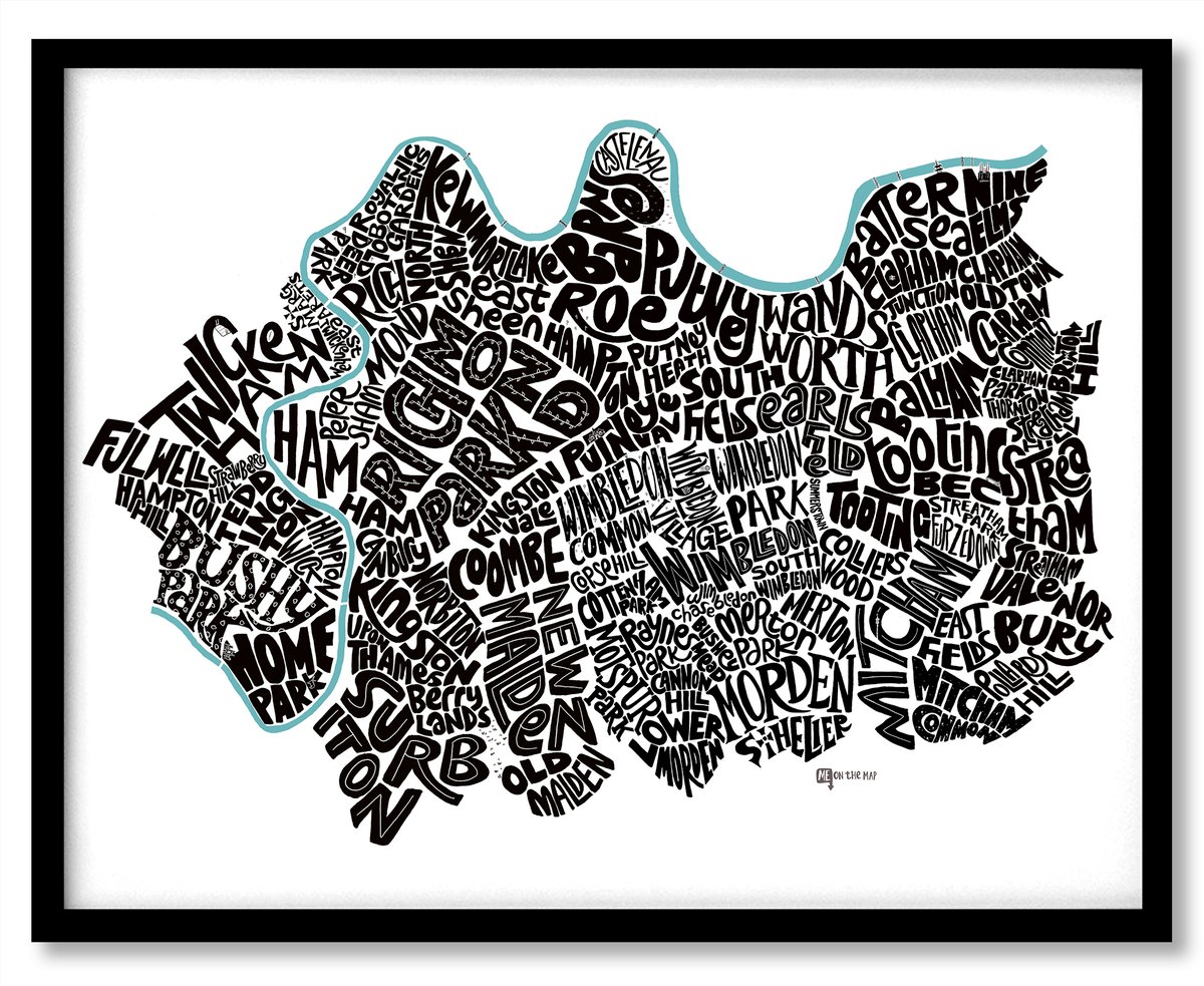 Image of South West London - Type Map