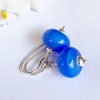 Deep Periwinkle Blue Earrings