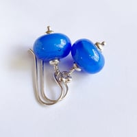 Image 3 of Deep Periwinkle Blue Earrings