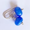 Deep Periwinkle Blue Earrings