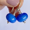 Deep Periwinkle Blue Earrings
