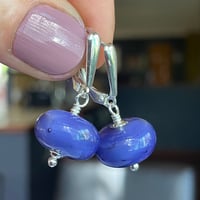 Image 4 of Violet Earrings - Leverbacks